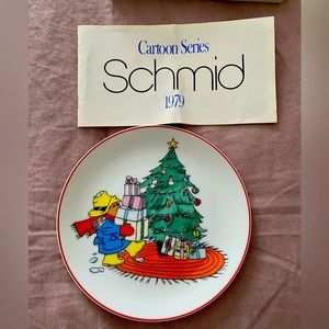 Paddington Bear 1979 plate